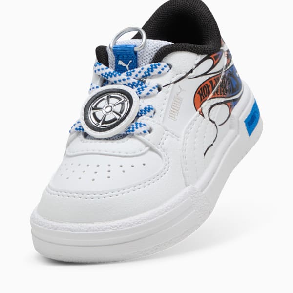 Tenis PUMA x HOT WHEELS™ CA Pro para bebés, PUMA White-PUMA Team Royal, extralarge