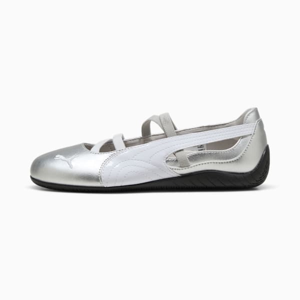 Tenis Speedcat Metallic para mujer, PUMA Silver-PUMA White, extralarge