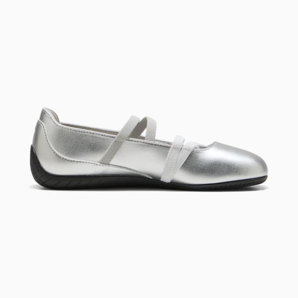 Tenis Speedcat Metallic para mujer, PUMA Silver-PUMA White, extralarge