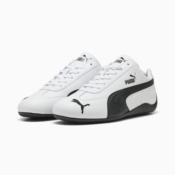 ユニセックス スピードキャット レザー スニーカー, PUMA White-PUMA Black, extralarge-JPN