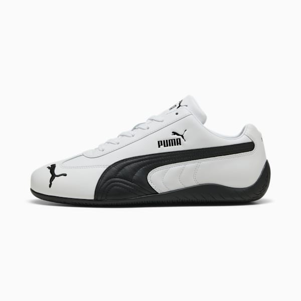 ユニセックス スピードキャット レザー スニーカー, PUMA White-PUMA Black, extralarge-JPN