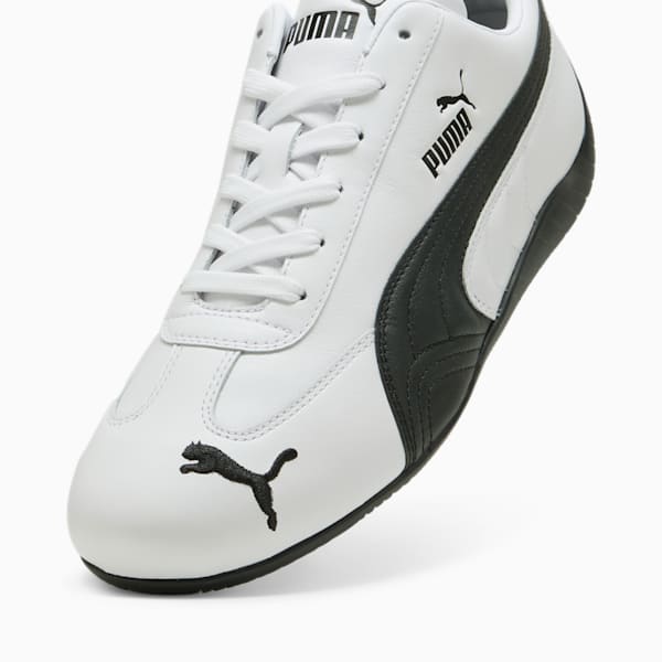 ユニセックス スピードキャット レザー スニーカー, PUMA White-PUMA Black, extralarge-JPN