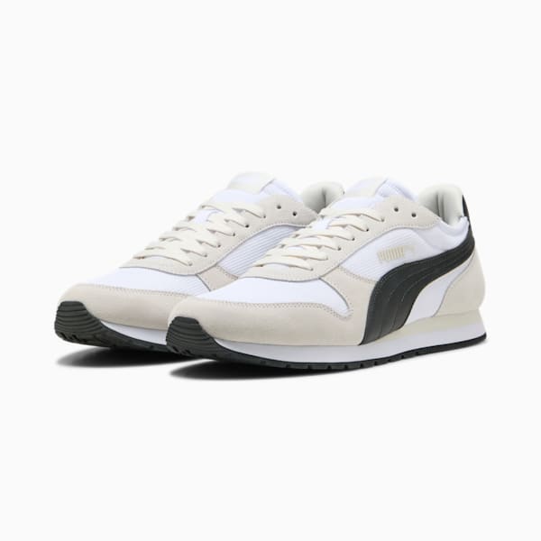 Sneakers Homme ST MILER, PUMA White-PUMA Black-Vapor Gray, extralarge