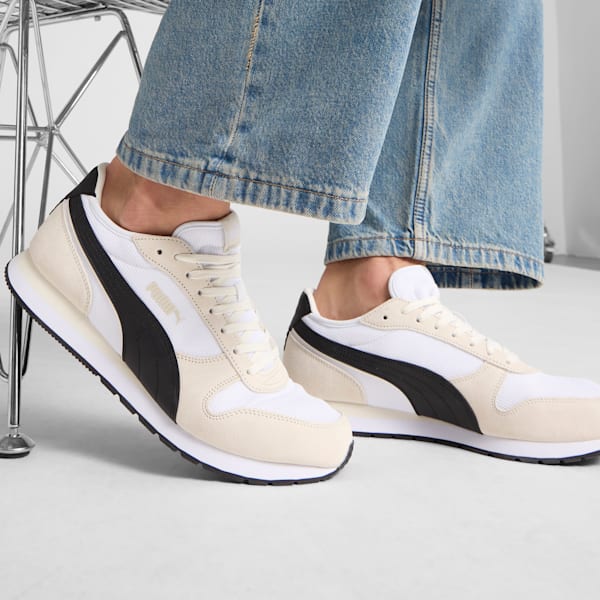Tenis ST MILER Unisex, PUMA White-PUMA Black-Vapor Gray, extralarge