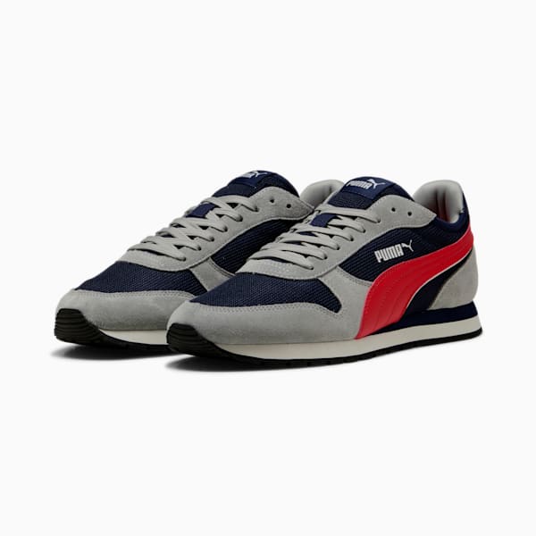 Sneakers Homme ST MILER, PUMA Navy-For All Time Red-Flat Light Gray, extralarge