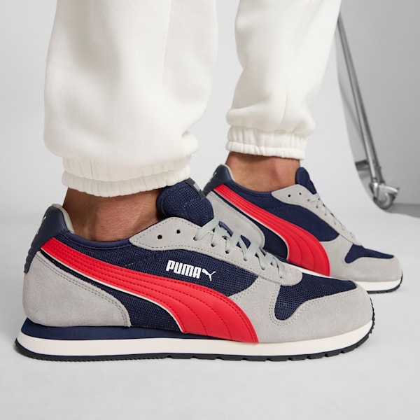 Sneakers Homme ST MILER, PUMA Navy-For All Time Red-Flat Light Gray, extralarge