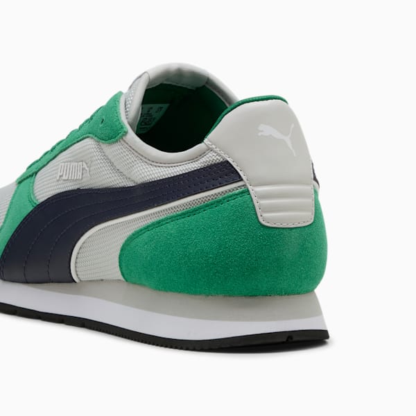 Tenis ST MILER Unisex, Glacial Gray-PUMA Navy-Archive Green-PUMA White, extralarge
