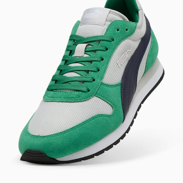 Tenis ST MILER Unisex, Glacial Gray-PUMA Navy-Archive Green-PUMA White, extralarge