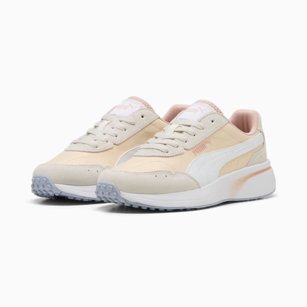 ウィメンズ R78 グランス スニーカー, Frosted Ivory-PUMA White-Creamy Vanilla, extralarge-JPN