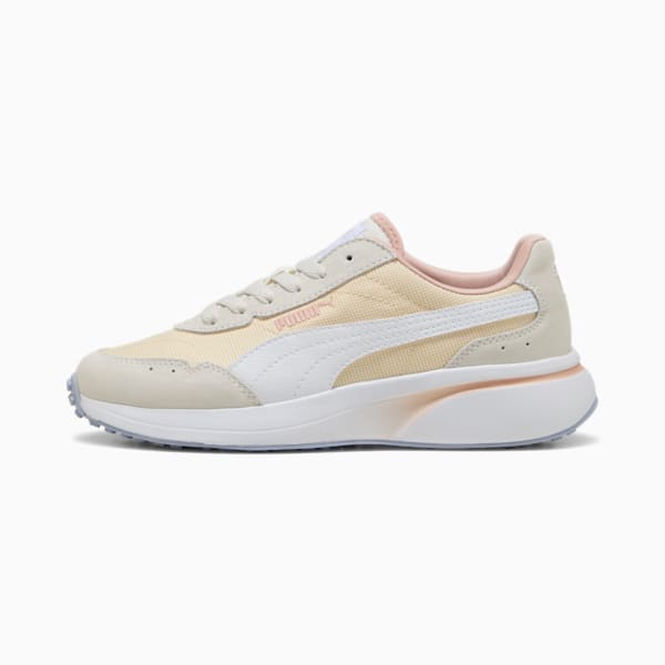 ウィメンズ R78 グランス スニーカー, Frosted Ivory-PUMA White-Creamy Vanilla, extralarge-JPN