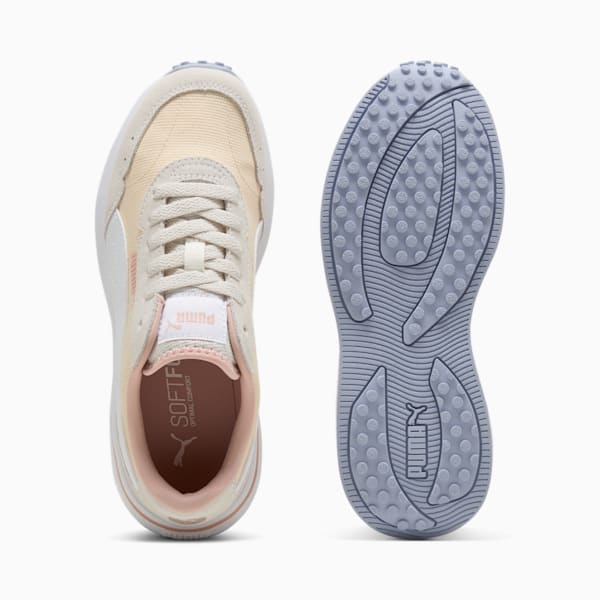 ウィメンズ R78 グランス スニーカー, Frosted Ivory-PUMA White-Creamy Vanilla, extralarge-JPN