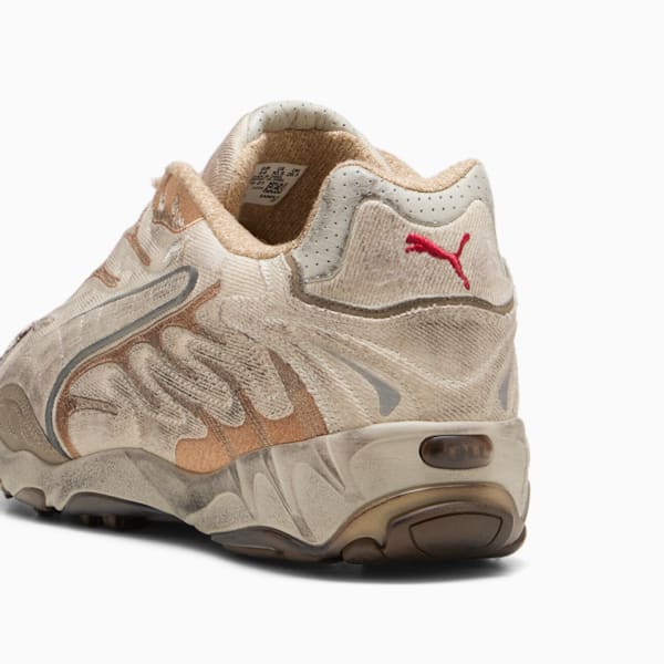Sneakers en toile vieillie A$AP ROCKY x PUMA Inhale Homme, Alpine Snow-PUMA Silver-Sand Dune, extralarge