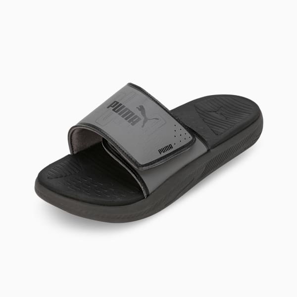 Softride V Cirro Slides, Cool Dark Gray-PUMA Black-Shadow Gray, extralarge-IND
