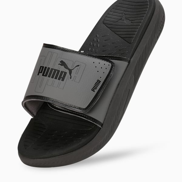 Softride V Cirro Slides, Cool Dark Gray-PUMA Black-Shadow Gray, extralarge-IND