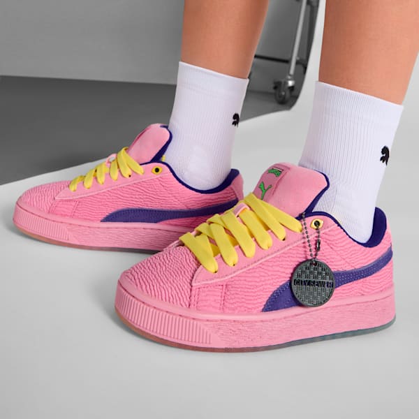 Tenis PUMA x TORTUGAS NINJA Suede XL 2 para adolescentes, Mauved Out-Team Violet, extralarge