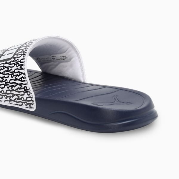Popcat 20 Mono V2 Slides, PUMA Navy-PUMA White-PUMA Black, extralarge-IND