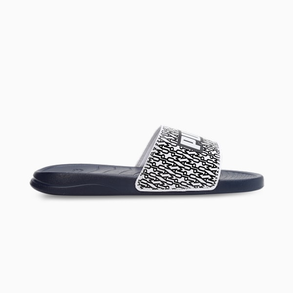 Popcat 20 Mono V2 Slides, PUMA Navy-PUMA White-PUMA Black, extralarge-IND