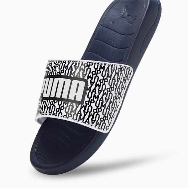 Popcat 20 Mono V2 Slides, PUMA Navy-PUMA White-PUMA Black, extralarge-IND