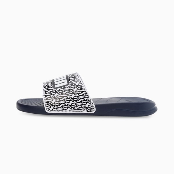Popcat 20 Mono V2 Slides, PUMA Navy-PUMA White-PUMA Black, extralarge-IND