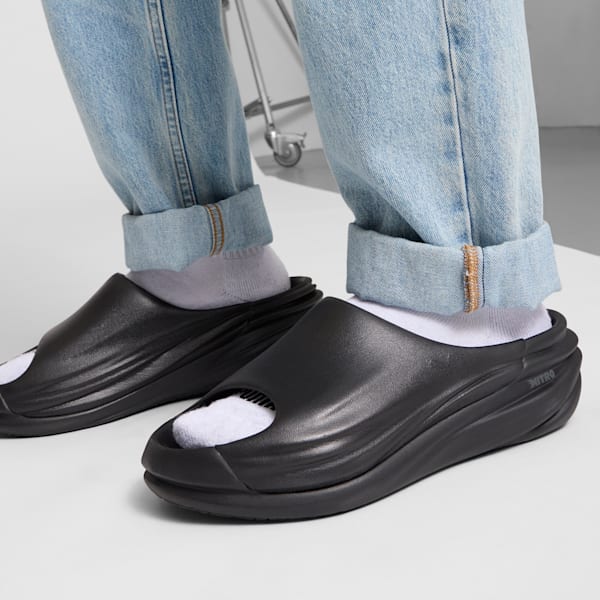 Unwind NITROcat™ Slides, PUMA Black-Cool Light Gray, extralarge