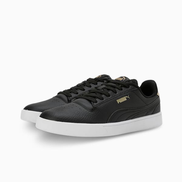 Shuffle Kikcsma Women's Sneakers, PUMA White-Puma Team Gold-PUMA Black, extralarge-IND