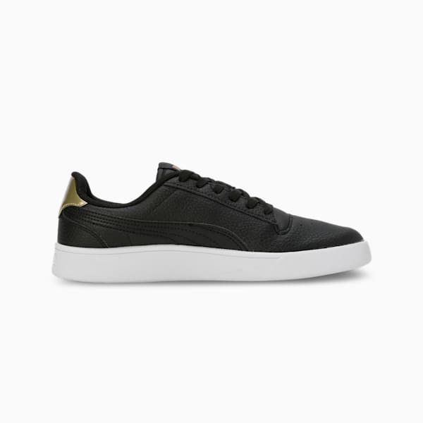 Shuffle Kikcsma Women's Sneakers, PUMA White-Puma Team Gold-PUMA Black, extralarge-IND