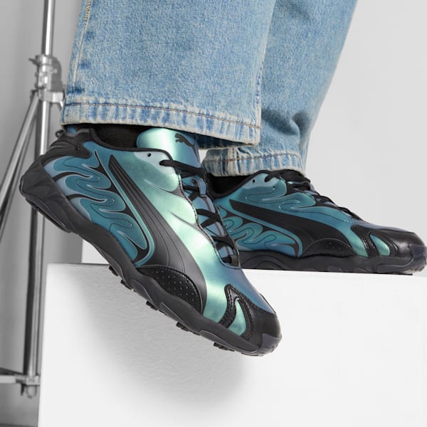 Tenis Inhale que cambian de color unisex, PUMA Black, extralarge