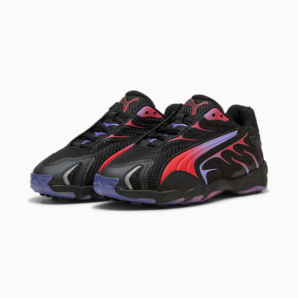 Tenis Inhale para niños grandes, PUMA Black-PUMA Red, extralarge