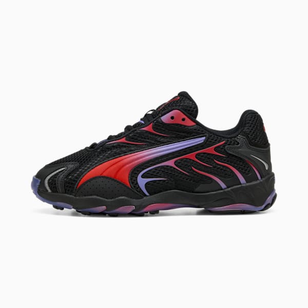Tenis Inhale para niños grandes, PUMA Black-PUMA Red, extralarge