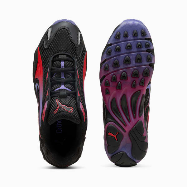 Tenis Inhale para niños grandes, PUMA Black-PUMA Red, extralarge