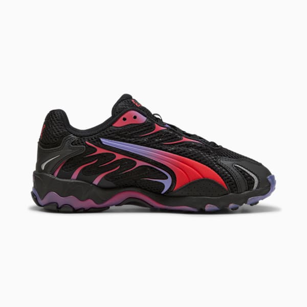 Tenis Inhale para niños grandes, PUMA Black-PUMA Red, extralarge