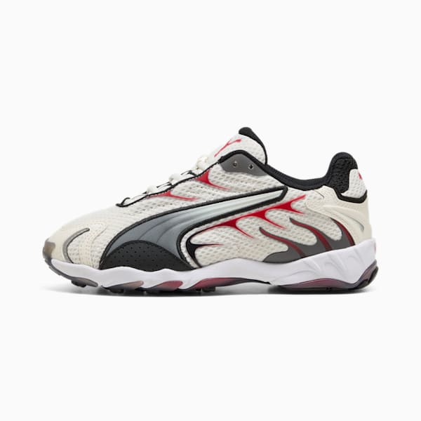 Inhale Big Kids' Sneakers, Warm White-For All Time Red, extralarge
