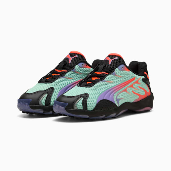 Tenis Inhale para niños grandes, Mint Melt-Lavender Alert, extralarge
