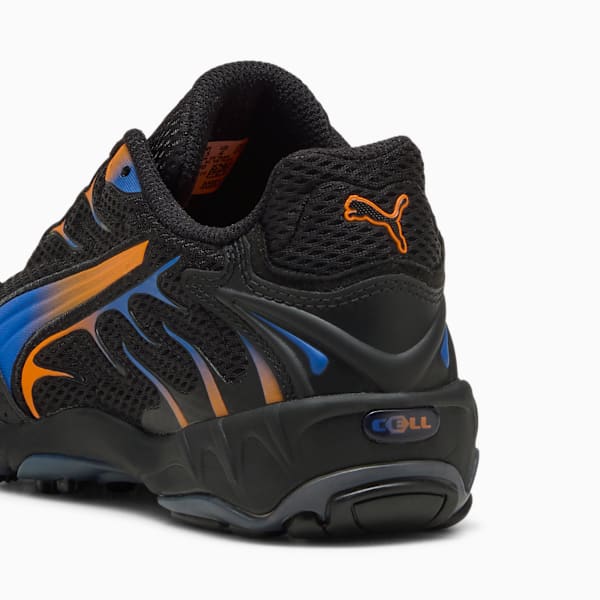 Inhale Big Kids' Sneakers, PUMA Black-Orange Glo, extralarge