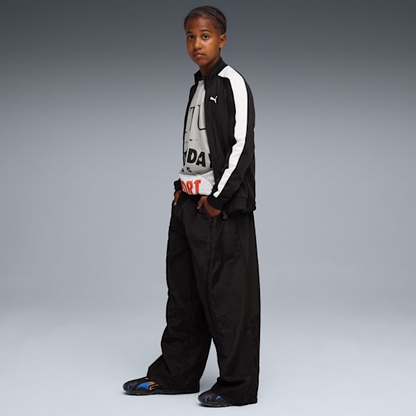 Inhale Sneakers Youth, PUMA Black-Orange Glo, extralarge-GBR