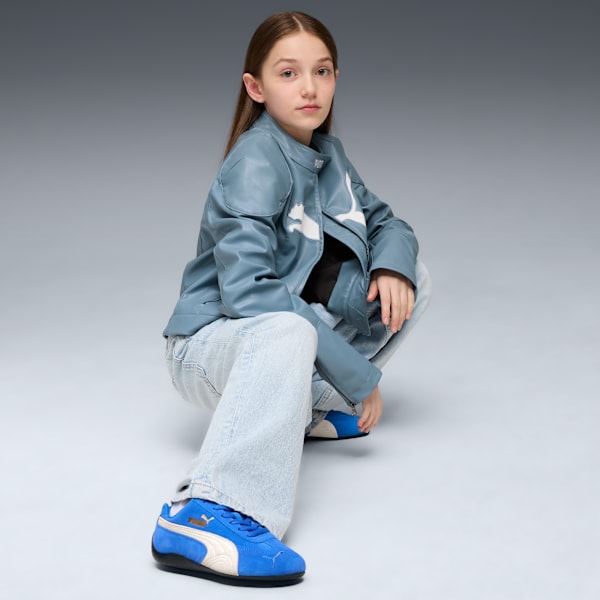 Zapatos deportivos Speedcat OG para niños, Mountain Blue-Frosted Ivory, extralarge
