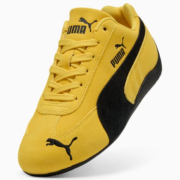 Speedcat OG Big Kids' Sneakers, Pelé Yellow-PUMA Black, extralarge