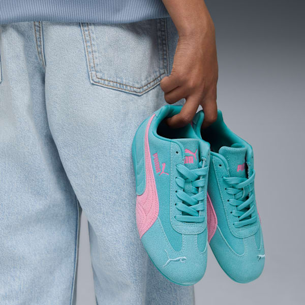 Zapatos deportivos Speedcat OG para niños, Aqua-Posie Pink, extralarge