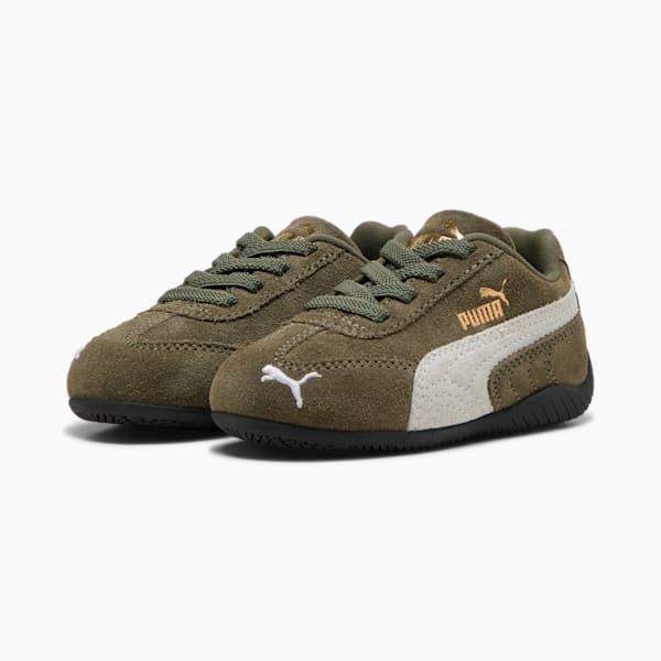 Speedcat OG Toddlers' Sneakers, Loden Green-PUMA White, extralarge