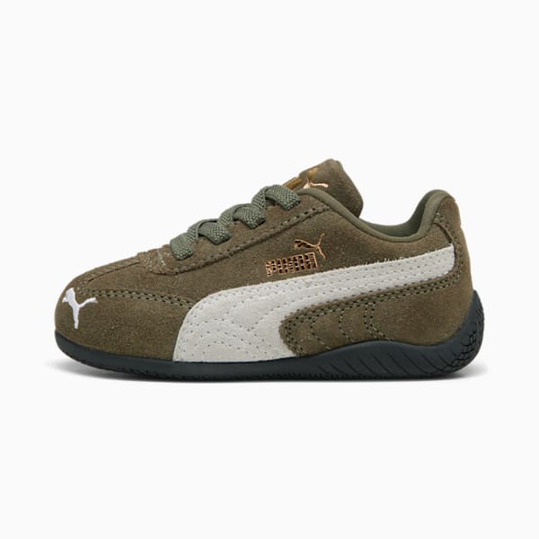 Speedcat OG Toddlers' Sneakers, Loden Green-PUMA White, extralarge