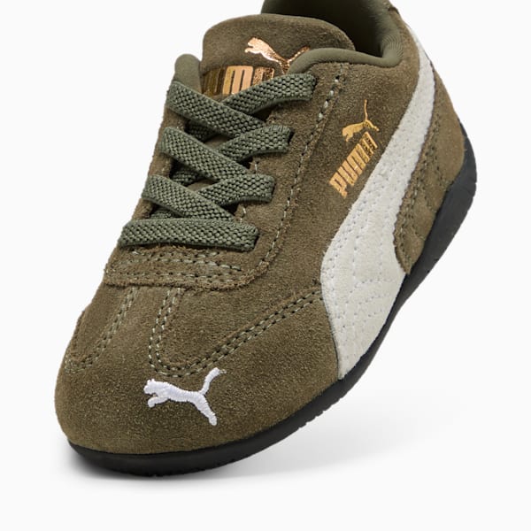Speedcat OG Toddlers' Sneakers, Loden Green-PUMA White, extralarge