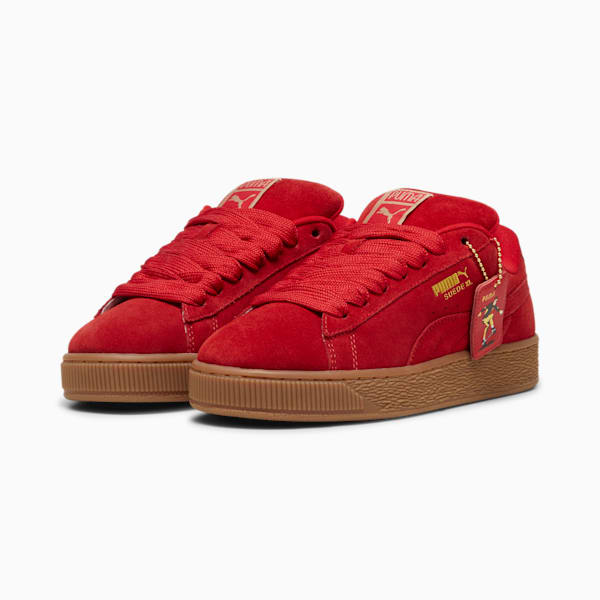 PLAY LOUD Suede XL Sneakers, For All Time Red, extralarge