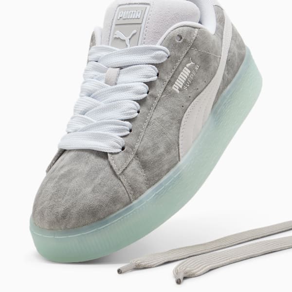 Suede XL Gurē Sneakers, Ash Gray-Silver Mist-PUMA Silver, extralarge