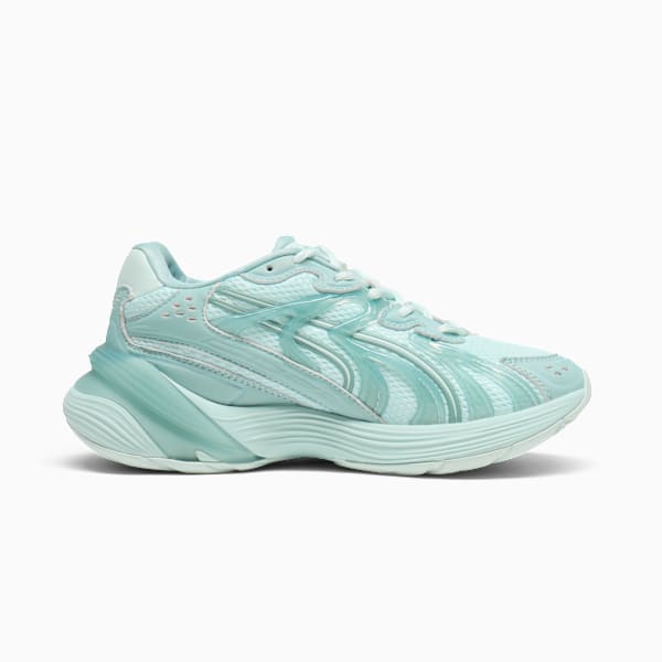 Inverse Premium Women's Sneakers, Peaceful Blue-Modern Mint-Green Moon, extralarge