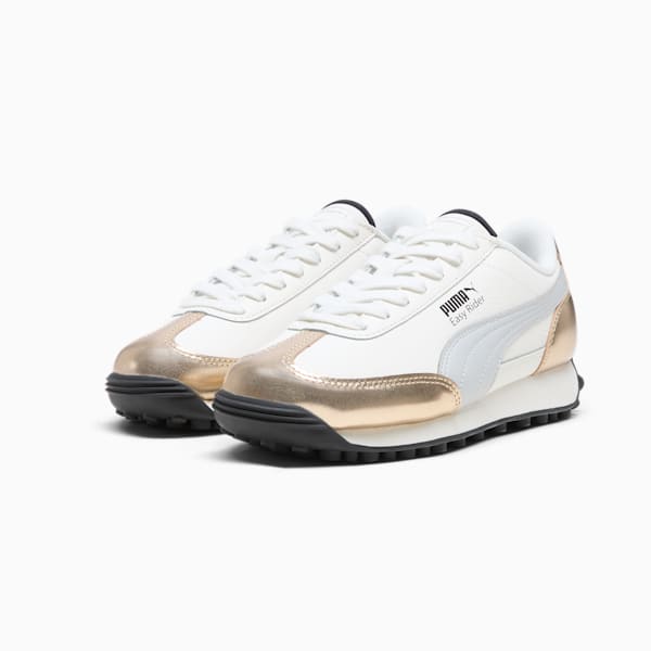 Sneakers Easy Rider Mixed Metals Enfant et adolescent, Warm White-PUMA Gold-Glacial Gray-PUMA Black, extralarge