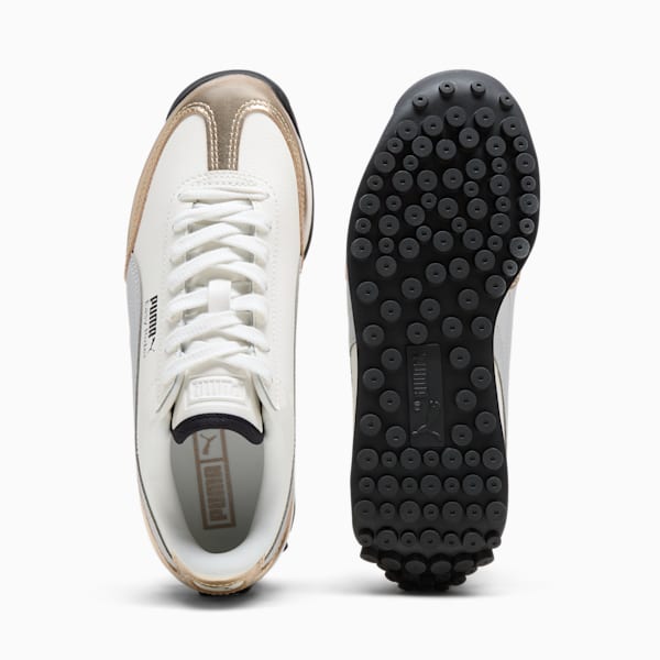 Sneakers Easy Rider Mixed Metals Enfant et adolescent, Warm White-PUMA Gold-Glacial Gray-PUMA Black, extralarge