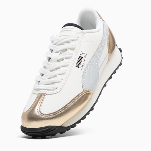 Sneakers Easy Rider Mixed Metals Enfant et adolescent, Warm White-PUMA Gold-Glacial Gray-PUMA Black, extralarge