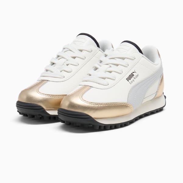 Zapatillas para niños Easy Rider Mixed Metals, Warm White-PUMA Gold-Glacial Gray-PUMA Black, extralarge