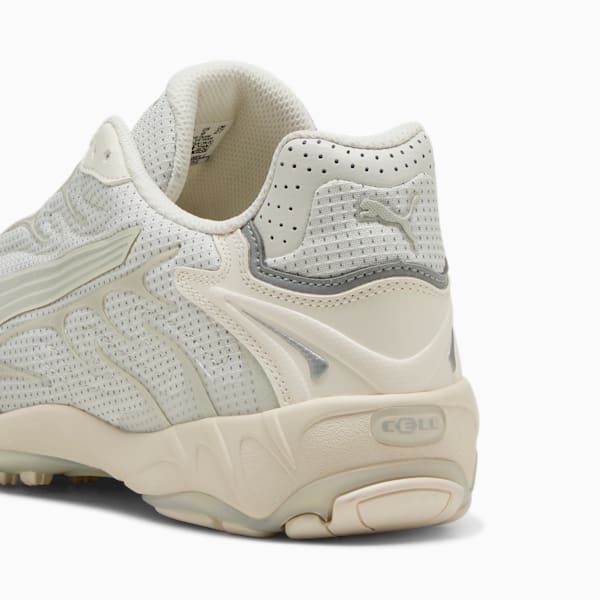 Inhale Reflective Sneakers, Warm White-Frosted Ivory, extralarge