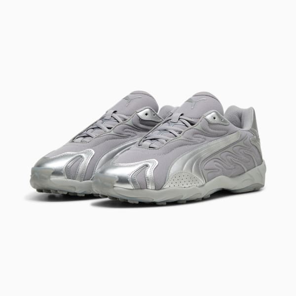 Tenis para hombre Inhale Metallic, Glacial Gray- Team Silver, extralarge